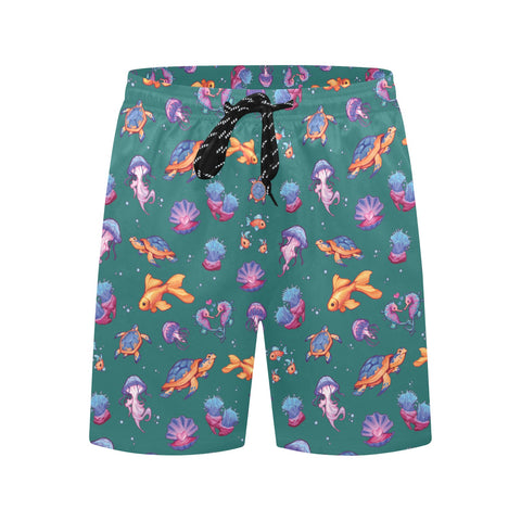 Sea-Life-Mens-Swim-Trunks-Sea-Moss-Green-Front-View