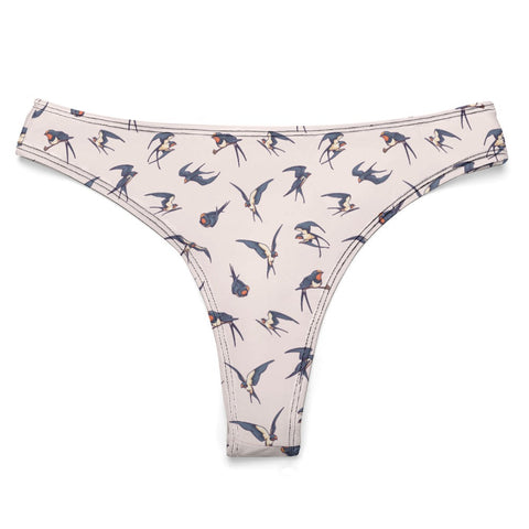 Sparrow-Womens-Thong-Floral-White-Product-Front-View