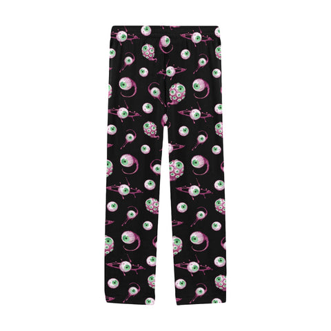 Eye-Love-You-Men's-Pajamas-Bright-Green-Front-View