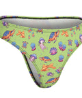 Sea-Life-Womens-Thong-Lime-Green-Product-Side-View