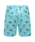 Sparrow-Mens-Swim-Trunks-Turquoise-Back-View