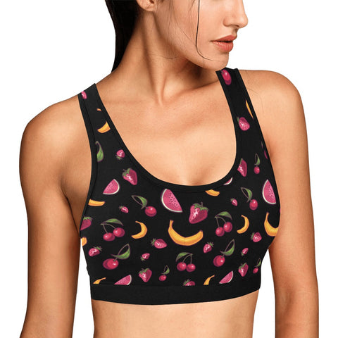 Fruit-Punch-Womens-Bralette-Black-Model-Side-View