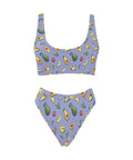 Happy-Avocado-Womens-Bikini-Set-Lavender-Front-View