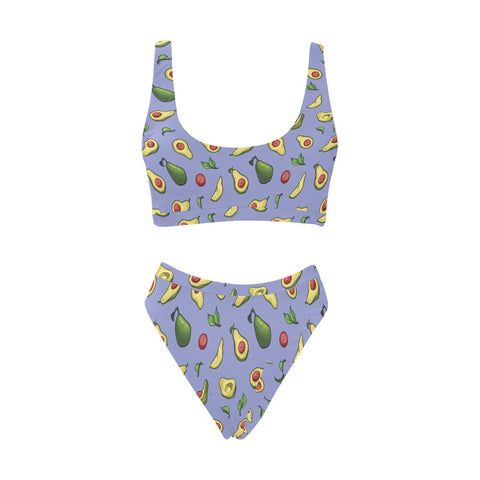 Happy-Avocado-Womens-Bikini-Set-Lavender-Front-View