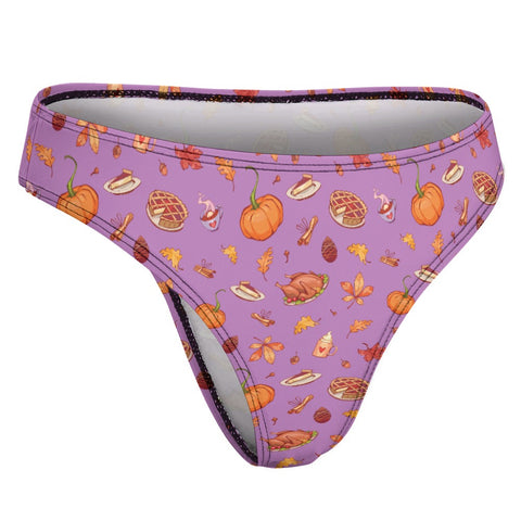 Thanks-Giving-Women's-Thong-Orchid-Product-Side-View