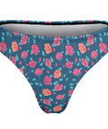 Painted-Roses-Womens-Thong-Blue-Product-Back-View