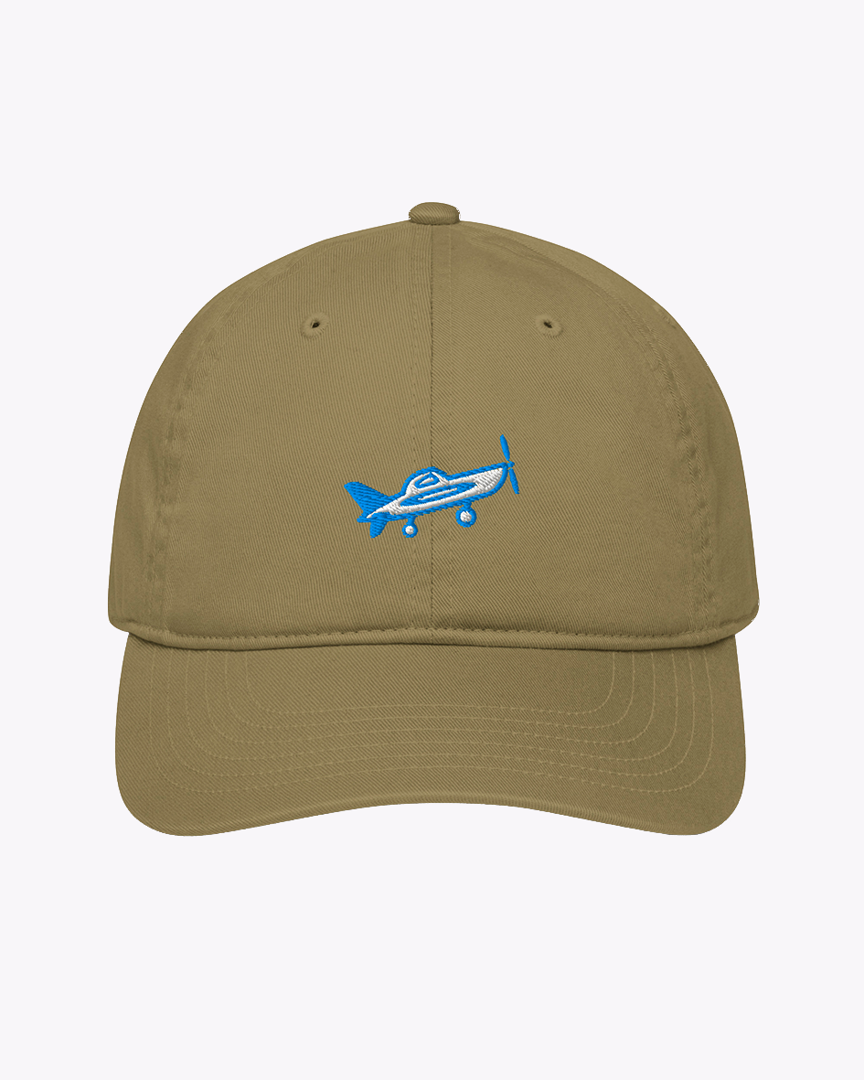 Embroidered Airplane Hat