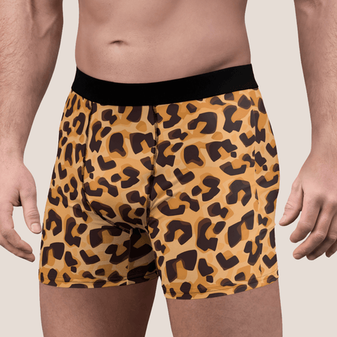 Animal Print Men's Boxer Briefs