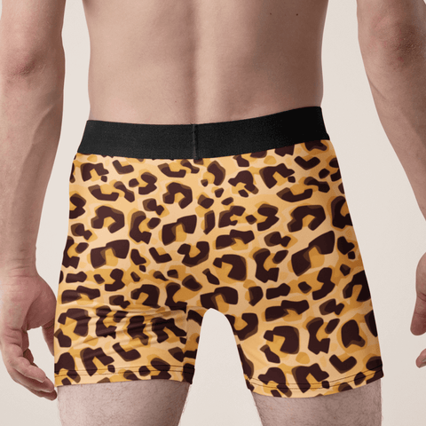 Animal Print Men's Boxer Briefs