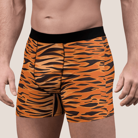 Animal Print Men's Boxer Briefs