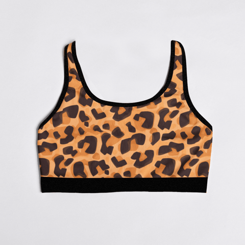 Animal-Print-Womens-Bralette-Leopard-Product-Front-View