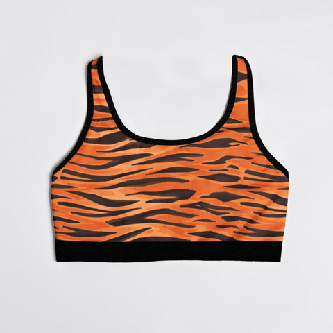 Animal-Print-Womens-Bralette-Tiger-Product-Front-View