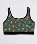 Baby-Monkey-Women's-Bralette-Green-Product-Front-View