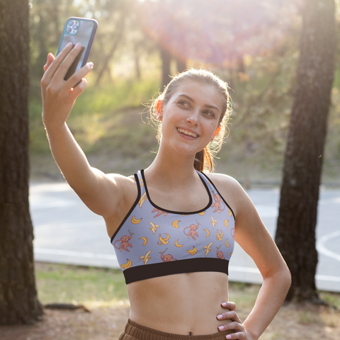 Baby-Monkey-Womens-Bralette-Cornflower-Blue-Lifestyle-View