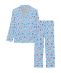 Banana-Split-Womens-Pajama-Sky-Blue-Product-View