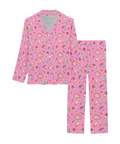 Banana-Split-Womens-Pajama-Hot-Pink-Product-View