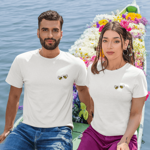 Bee Mine Embroidered T-shirt