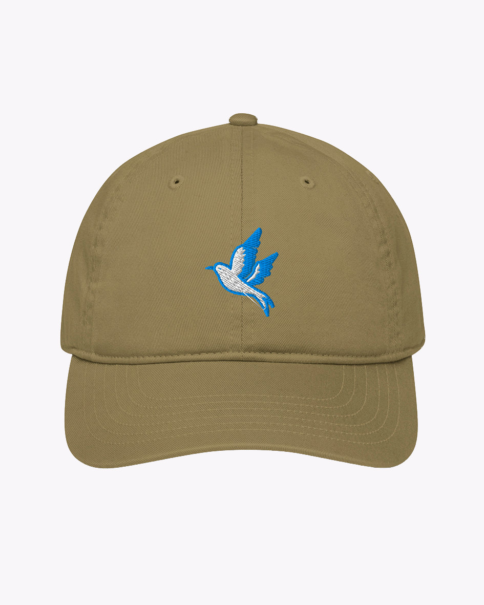 Embroidered Bird Hat