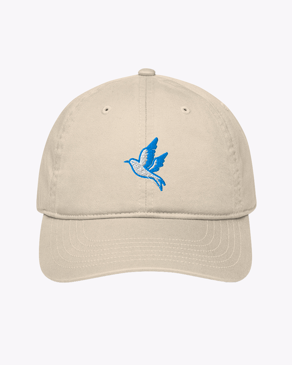 Embroidered Bird Hat