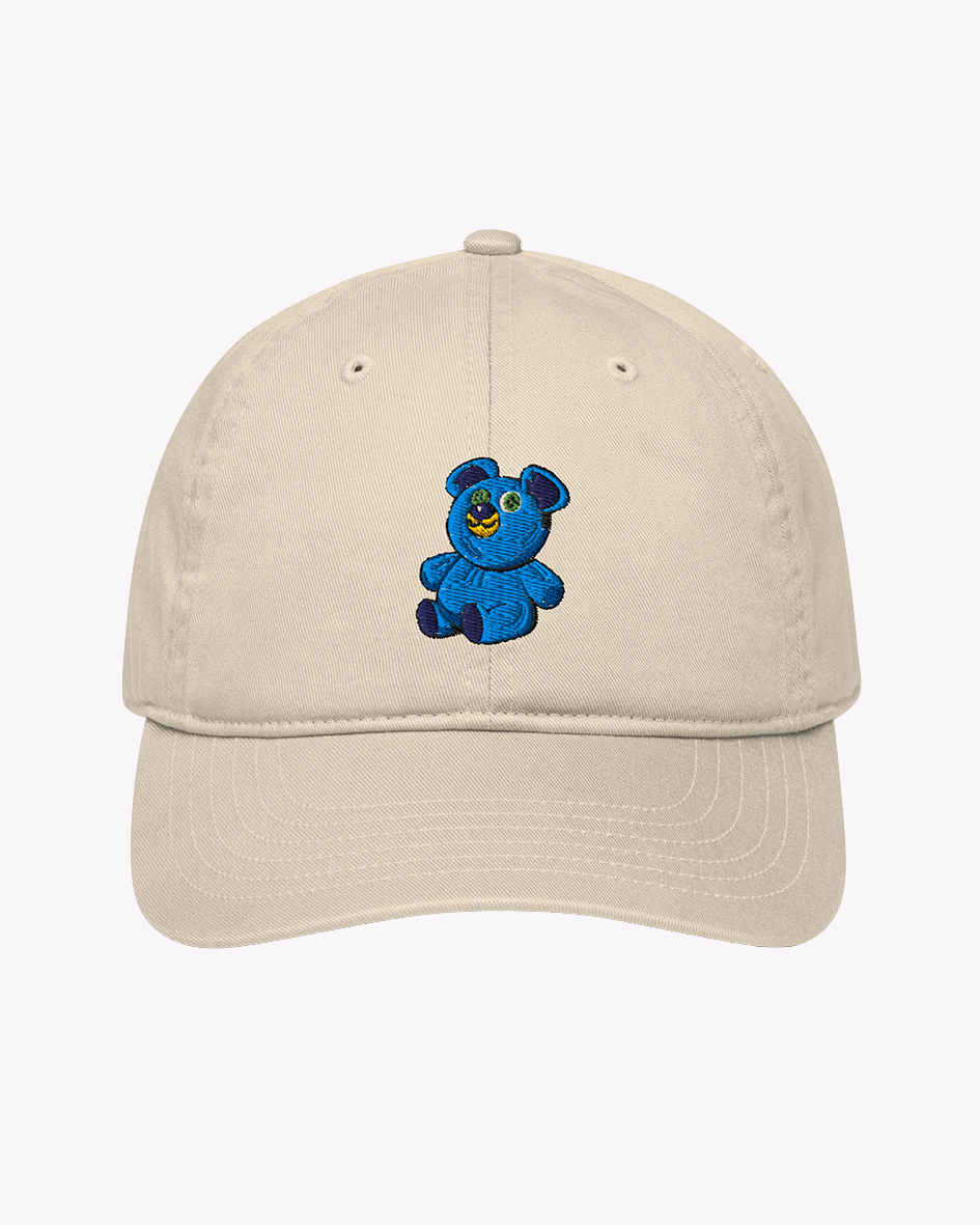 Embroidered Blue Bear Hat