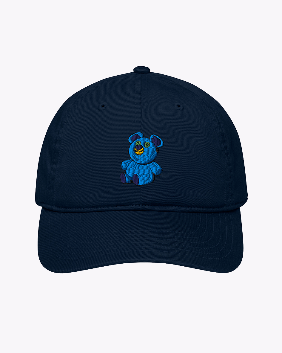 Embroidered Blue Bear Hat
