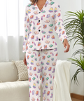 Bookworm-Womens-Pajama-Snow-Front-View
