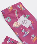 Bookworm-Womens-Pajama-Magenta-Closeup-Product-View