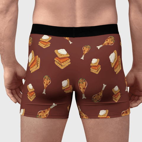 Chicken & Waffles Men's Boxer Briefs