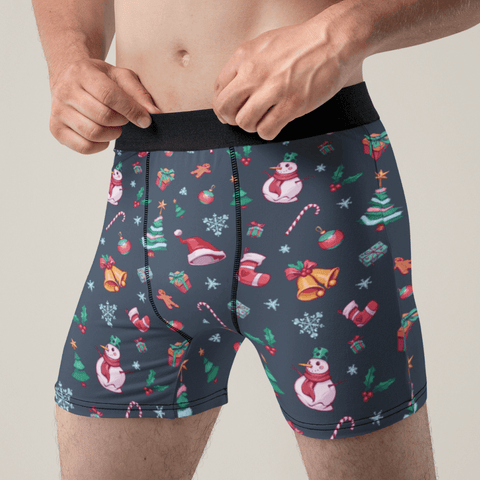 Christmas Men's Boxer Briefs