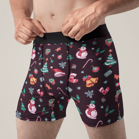 Christmas Men's Boxer Briefs