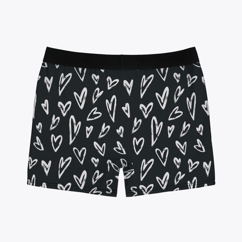 Crazy Hearts Men's Boxer Briefs