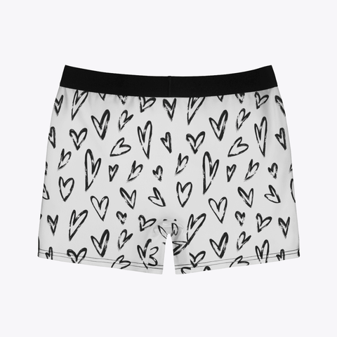 Crazy Hearts Men's Boxer Briefs