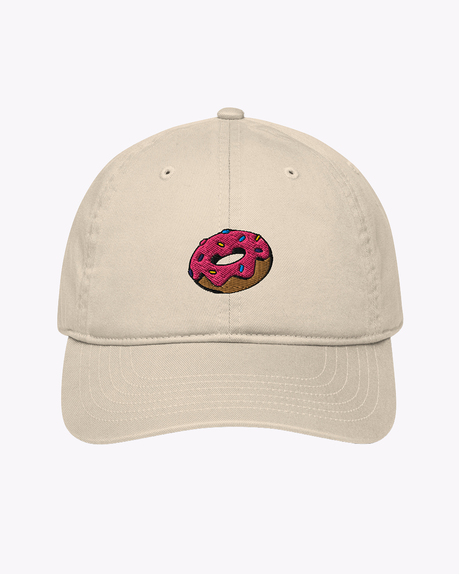 Embroidered Donut Hat