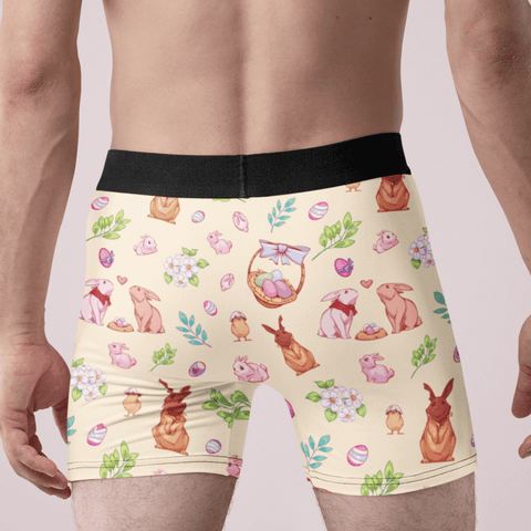 Easter-Mens-Boxer-Briefs-Cream-Rear-View
