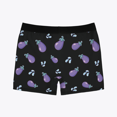 Eggplant Emoji Men's Boxer Briefs
