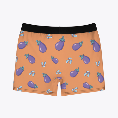 Eggplant Emoji Men's Boxer Briefs
