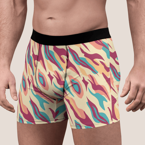 Exotic-Mens-Boxer-Briefs-Red-Exotic-Half-Side-View