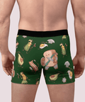 Food-Fight-Mens-Boxer-Briefs-Forest-Green-Model-Back-View