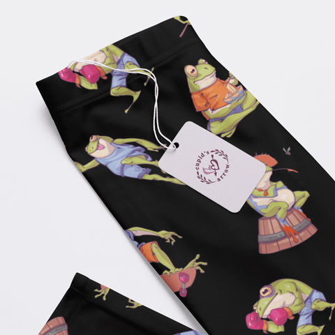 Frogs Doing Things Men's Pajamas