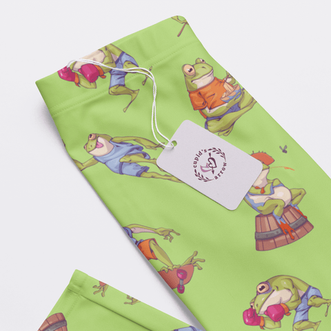 Frogs Doing Things Men's Pajamas