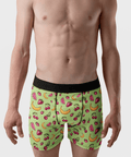 Fruit-Punch-Mens-Boxer-Briefs-Lime-Green-Model-Frontal-View