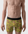 Fruit-Punch-Mens-Boxer-Briefs-Moss-Green-Model-Frontal-View