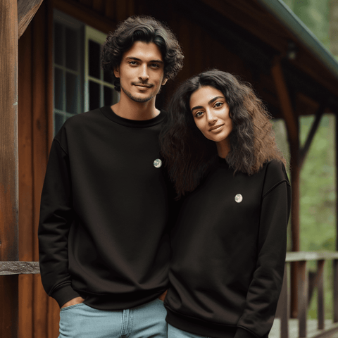 Full Moon Embroidered Sweatshirt