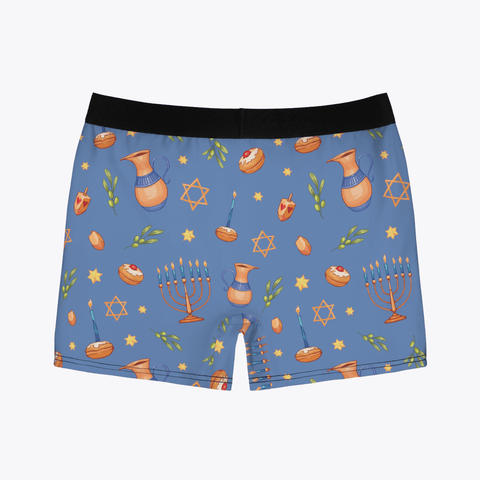 Hanukkah-Mens-Boxer-Briefs-Cornflower-Blue-Product-Back-View