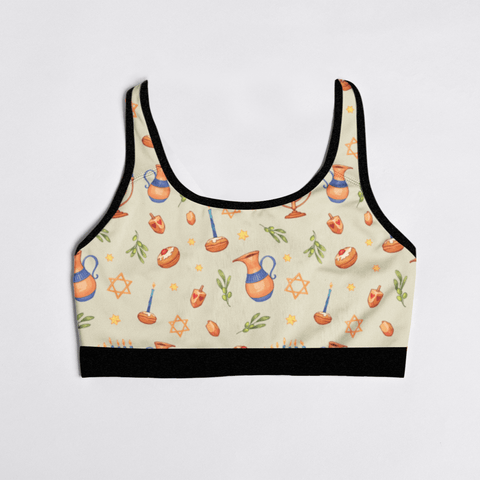 Hanukkah-Womens-Bralette-Desert-Product-Front-View