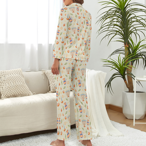 Hanukkah-Womens-Pajama-Desert-Back-View