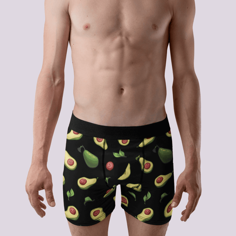 Happy Avocado Men's Boxer Briefs