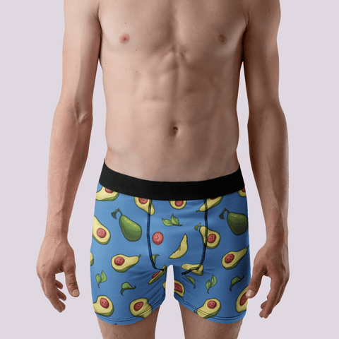 Happy Avocado Men's Boxer Briefs
