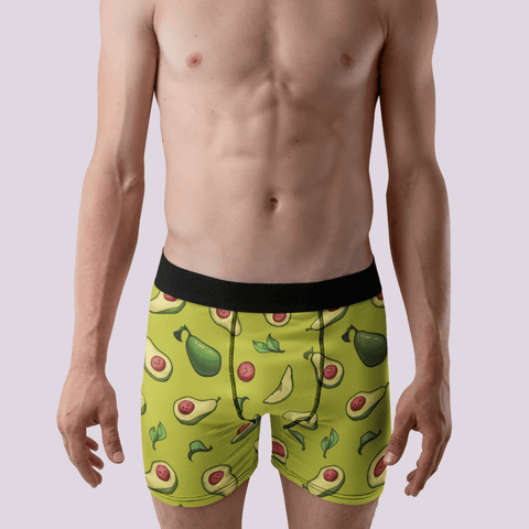 Happy Avocado Men's Boxer Briefs