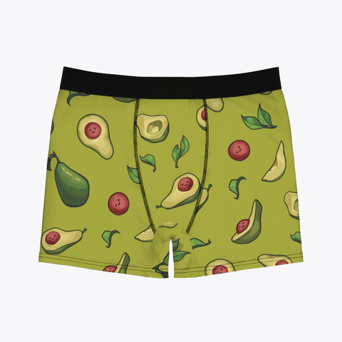 Happy Avocado Men's Boxer Briefs